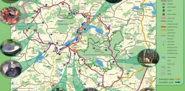 „Kamastos žiedas“, pažintinis dviračių maršrutas