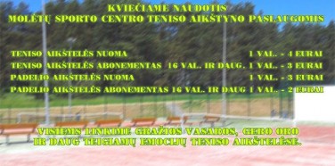 Molėtų sporto centro teniso kortai